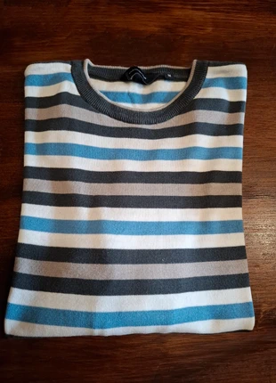 Pull rayé bleu tbe, brand: cutting edge, condizioni: Ottime, taglia: M, €4.00, €4.90 include la Protezione acquisti