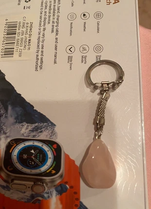 Porte-clés avec Pierre en quartz rose, brand: Quartz, condition: Very good, size: One size, €2.00, €2.80 includes Buyer Protection