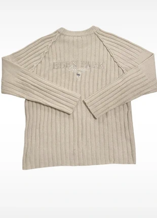 Pull en laine Eden Park crème logo broder - Taille L, marca: Eden Park, estado: Muy bueno, tamaño: L, 16,99 €, 18,54 € Protección al comprador incluida