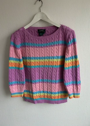 Pull Torsadé Ralph Lauren Multicolore 📏 L, merk: Ralph Lauren, staat: Heel goed, maat: L / 40 / 12, € 39,00, € 41,65 inclusief Kopersbescherming Pro