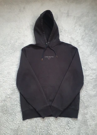 Hoodie Tommy Hilfiger Noir - Écriture Sobre au Milieu - Logo Brodé - Taille Small, marca: Tommy Hilfiger, estado: Muy bueno, tamaño: S, 18,99 €, 20,64 € Protección al comprador incluida