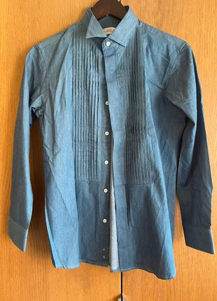 Denim dinner shirt by Alex Soto Tailoring size S 15”, brand: Alex Soto Tailoring, condition: Very good, size: S, £35.00, £37.45 includes Buyer Protection