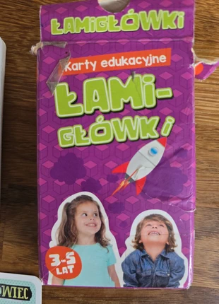 Karty edukacyjne łamigłówki gra, brand: GRA, condition: Good, size: 3 years / 98-103 cm, £1.00, £1.38 includes Buyer Protection