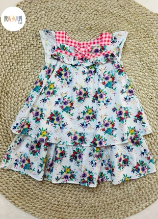Robe blanche à fleurs et Vichy Kenzo 2 ans - 3330, marke: Kenzo, zustand: Sehr gut, größe: 18–24 Monate / 86, 6,00 €, 7,00 € beinhaltet Vinted-Käuferschutz Pro