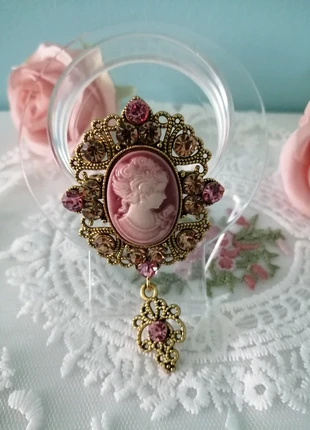 Broche camée rétro, brand: camée, condition: Very good, €6.00, €7.00 includes Buyer Protection Pro