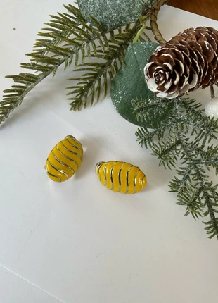 Boucles d’oreilles vintage clip jaunes, marca: Vintage, estado: Muy bueno, 5,00 €, 5,95 € Protección al comprador incluida