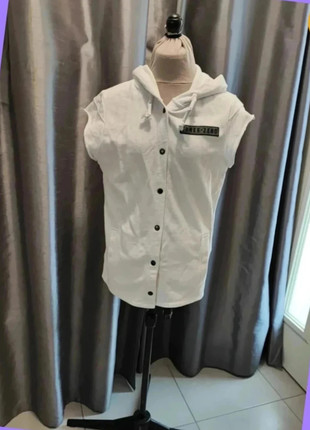 Gilet sans manches blanc style boxe Nickelson Three Zéro taille M très bon état, marque: Nickelson, état: Neuf sans étiquette, taille: M, 4,79 €, 5,73 € Protection acheteurs incluse