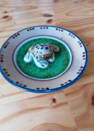 Assiette grenouille, marque: pas de marque, état: Très bon état, 3,00 €, 3,85 € Protection acheteurs incluse