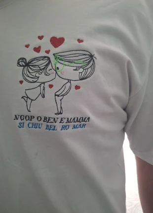 T-shirt bianca, marke: BRIAN RUSH, zustand: Neu, größe: XL, 10,00 €, 11,20 € inklusive Vinted-Käuferschutz