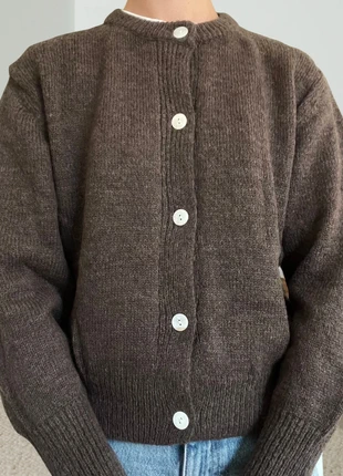 Gilet boutonné chic marron, marke: Vintage Dressing, zustand: Neu, größe: S / 36 / 8, 35,00 €, 37,45 € inklusive Vinted-Käuferschutz