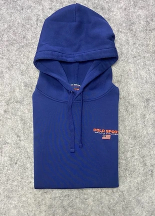 Pull Ralph Lauren Sport bleu logo brodé orange - XS, marque: Ralph Lauren, état: Très bon état, taille: XS, 44,90 €, 47,85 € Protection acheteurs incluse