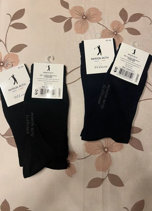 2 paires de chaussettes Marion Roth fil d’écosse taille 43/46 neuves, brand: Marion Roth, condition: New with tags, size: M | 43–46, €40.00, €42.70 includes Buyer Protection