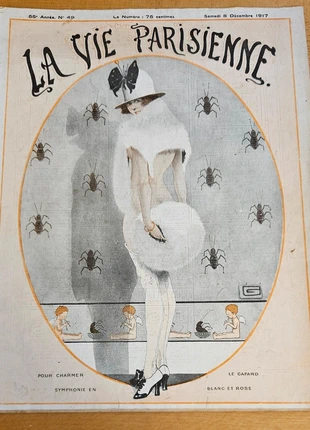 Revue ancienne La Vie Parisienne-1917 - illustration Art Déco Belle Epoque Bon état ancien, zustand: Gut, 16,00 €, 17,50 € inklusive Vinted-Käuferschutz