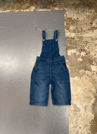 Salopette short USA en jean bleu Vintage, marke: H&M, zustand: Sehr gut, größe: XS / 34 / 6, 8,00 €, 9,10 € beinhaltet Vinted-Käuferschutz Pro