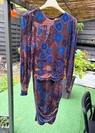 Robe vintage Bash imprimée – inspiration 80’s, brand: Ba&sh, condizioni: Buone, taglia: S / IT 40 / EU 36, €36.00, €38.50 include la Protezione acquisti