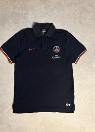 Nike PSG Paris Saint-Germain Polo Shirt Blau Vintage, marke: Nike, zustand: Sehr gut, größe: M, 24,90 €, 26,85 € inklusive Vinted-Käuferschutz