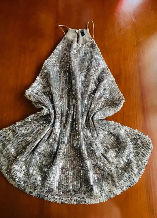 Top plateado de lentejuelas – Brillo y elegancia para cualquier ocasión, marque: Zara, état: Très bon état, taille: L / 40 / 12, 9,00 €, 10,15 € Protection acheteurs incluse