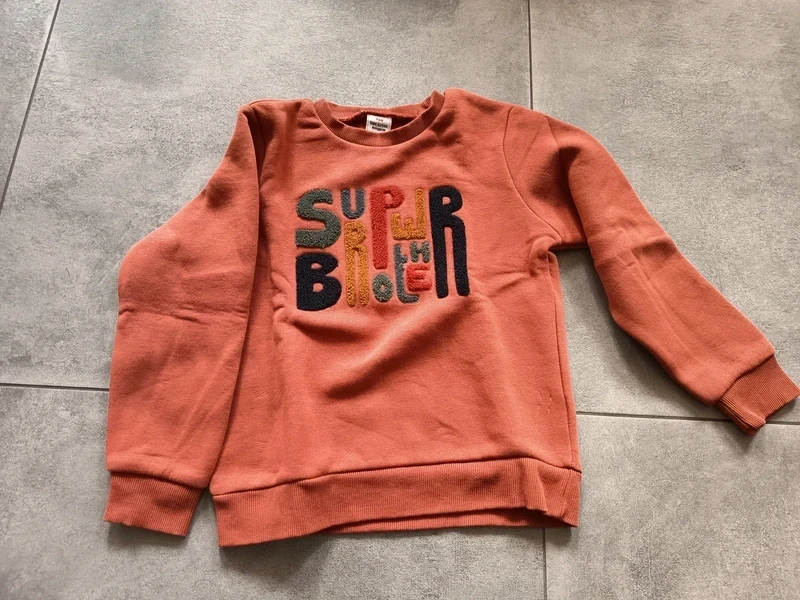 sweat super brother tape à l'oeil 8 ans
