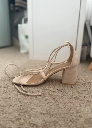 Pretty little thing calf tie heels, brand: PrettyLittleThing, condition: New without tags, size: 37, €6.00, €7.00 includes Buyer Protection