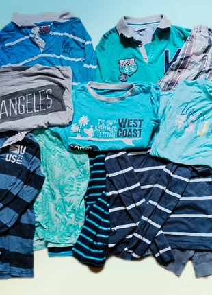 Lot vêtements pour enfants de 10 (pull, sweat, t-shirt et short), estado: Muito bom, tamanho: 10 anos / 140 cm, €28.00, €30.10 inclui Proteção do Comprador