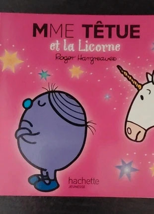 Livre Mme Têtue et la Licorne – Monsieur Madame – Roger Hargreaves, estado: Muy bueno, 1,00 €, 1,75 € Protección al comprador incluida
