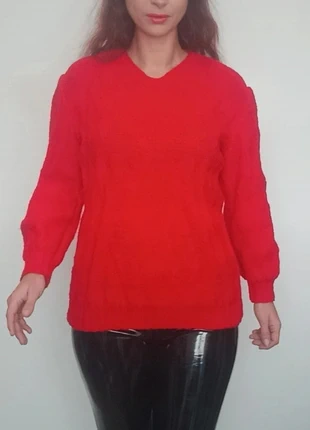Gris pull d hiver chaud rouge taille 42, état: Très bon état, taille: XL / 42 / 14, 14,00 €, 15,40 € Protection acheteurs (Pro) incluse