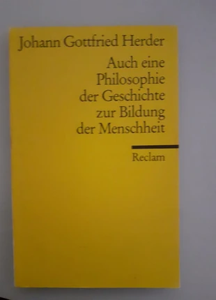 Herder Auch eine Philosophie der Geschichte zur Bildung der Menschheit, condition: Very good, €2.00, €2.80 includes Buyer Protection