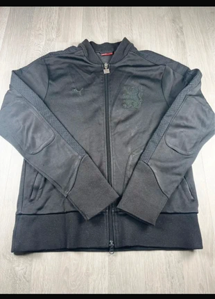 Veste Puma noire zippée homme L, blason lion brodé, style sport chic, très bon état, marque: Puma, état: Très bon état, taille: L, 7,50 €, 8,58 € Protection acheteurs incluse