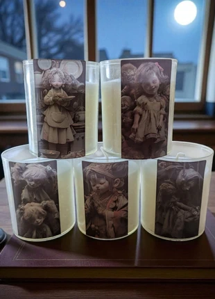Horror Doll Candles, brand: CackleWax, condition: New without tags, £4.95, £5.90 includes Buyer Protection Pro