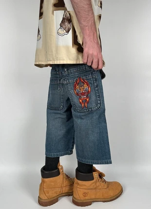 Jort short baggy Jnco usa vinatge rare Hip Hop style y2k brodé 90’s, merk: JNCO, staat: Heel goed, maat: XXXS / 30 / 2, € 75,00, € 79,45 inclusief Kopersbescherming