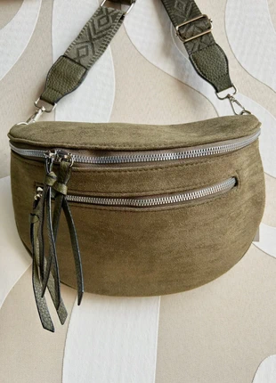 Sac banane vert militaire façon daim, brand: Boutique indépendante, condizioni: Ottime, €18.00, €19.60 include la Protezione acquisti Pro