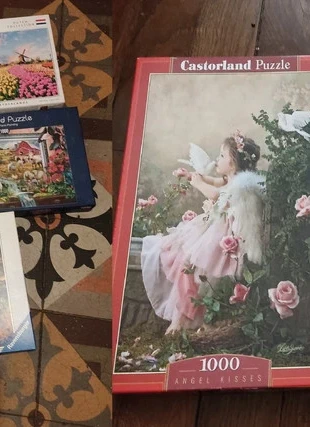 Lot de 7 puzzles tous complets, marke: Castorland, zustand: Sehr gut, 29,00 €, 31,15 € inklusive Vinted-Käuferschutz