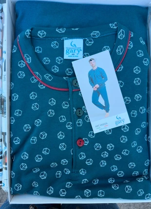 Pigiama uomo caldo cotone piyama homme pajamas man boy heren pyjama Herrenpyjamas Warmer Herren, marke: Gary, zustand: Neu, mit Etikett, größe: M, 30,00 €, 32,20 € inklusive Vinted-Käuferschutz