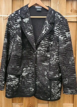 Blazer Jasje van Hermann Lange - Maat 6XL - Zwart/Wit - Goed, marque: Hermann Lange, état: Bon état, taille: 6XL / 52 / 24, 35,00 €, 37,45 € Protection acheteurs incluse