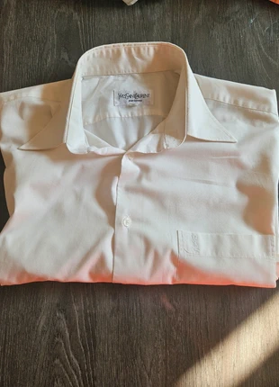 Chemise manche courte blanche, marca: Yves Saint Laurent, estado: Muy bueno, tamaño: L, 39,99 €, 42,69 € Protección al comprador incluida