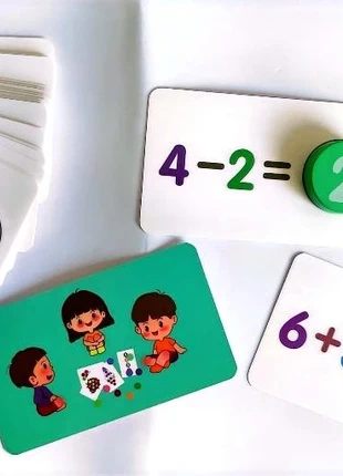 Jeu apprentissage calculs mathématiques ludique Montessori, merk: Fun, staat: Nieuw zonder prijskaartje, maat: 6 jaar / 116 cm, € 8,99, € 10,14 inclusief Kopersbescherming