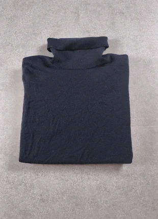 Sweat-Shirt Tommy Hilfiger Bleu Marine a Col Roulé Femme (Taille S), merk: Tommy Hilfiger, staat: Heel goed, maat: S / 36 / 8, € 8,00, € 9,10 inclusief Kopersbescherming