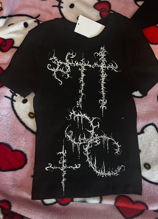 custom cybersigilism top, merk: COQUETTE, staat: Heel goed, maat: XS / 34 / 6, € 15,00, € 16,45 inclusief Kopersbescherming