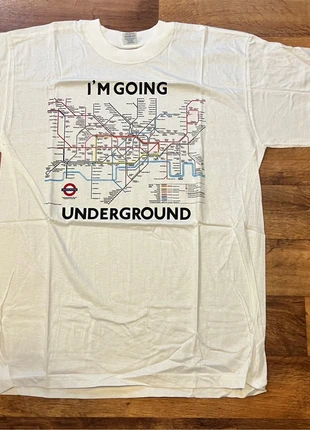 Vintage 1987 London Underground deadstock graphic tourist tshirt size xl, brand: Blues promo, condition: New without tags, size: XL, £50.00, £53.20 includes Buyer Protection