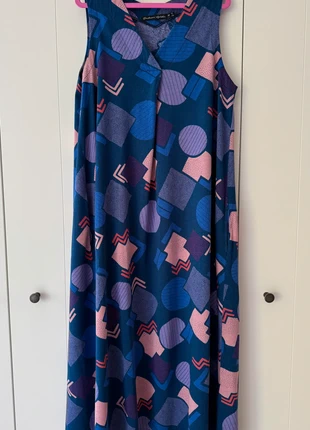 Robe d'été ample Gudrun Sjõdén en coton bio, bleu indigo, excellent état., brand: Gudrun Sjödén, condition: Very good, size: S / 36 / 8, €25.00, €26.95 includes Buyer Protection