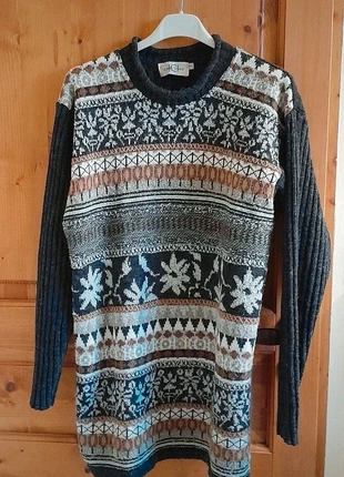 Pull long à motifs, brand: Vintage Dressing, condition: Very good, size: S / 36 / 8, €15.00, €16.45 includes Buyer Protection