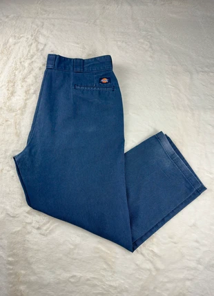 Pantalon chinos Dickies Bleu Marine a jambe large Taille 40*29, brand: Dickies, condizioni: Ottime, taglia: IT 50 | W40, €12.00, €13.30 include la Protezione acquisti
