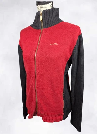 🔴 Cardigan Lauren Ralph Lauren – Rouge & Noir – Taille M, brand: Lauren Ralph Lauren, condition: Very good, size: M / 38 / 10, €17.00, €18.55 includes Buyer Protection Pro