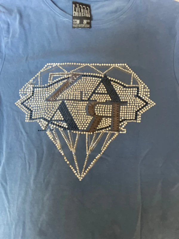 T-shirt Zara, bleu, taille M - photo numéro 2