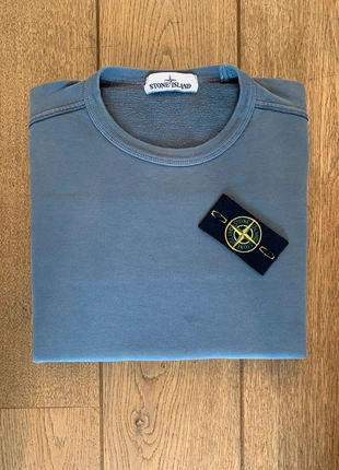 Pull Sweat Crewneck Stone Island Col Rond Ras de Cou Bleu | Taille S Homme, brand: Stone Island, condizioni: Ottime, taglia: S, €59.90, €63.60 include la Protezione acquisti