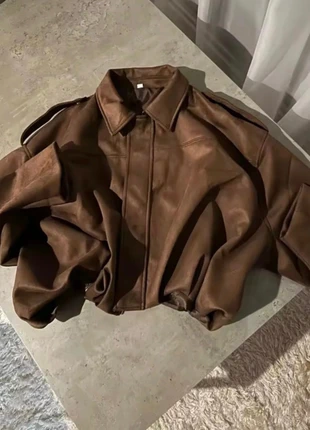 Veste bomber marron d’automne 🍂, marque: Boutique indépendante, état: Neuf avec étiquette, taille: S / 36 / 8, 35,00 €, 37,45 € Protection acheteurs incluse