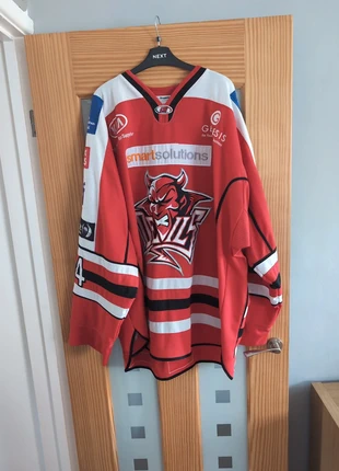 Cardiff Devils Ice Hockey 2013/14 Game Issued no 24 Blood Jersey, brand: ch sports, condition: Very good, size: XXL, £55.00, £58.45 includes Buyer Protection