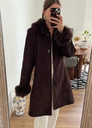 Manteau vintage poignet col en fausse fourrure, marque: Vintage, état: Très bon état, taille: M / 38 / 10, 99,00 €, 104,65 € Protection acheteurs incluse