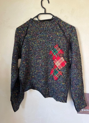 Pull vintage patchwork tartan 36, marque: Vintage Dressing, état: Très bon état, taille: S / 36 / 8, 30,00 €, 32,20 € Protection acheteurs (Pro) incluse