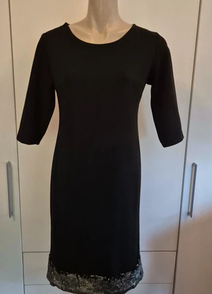 Italiaanse jurk met zilveren detail – Maat M – Nieuw, merk: Made In Italy, staat: Nieuw met prijskaartje, maat: M / 38 / 10, € 15,00, € 16,45 inclusief Kopersbescherming